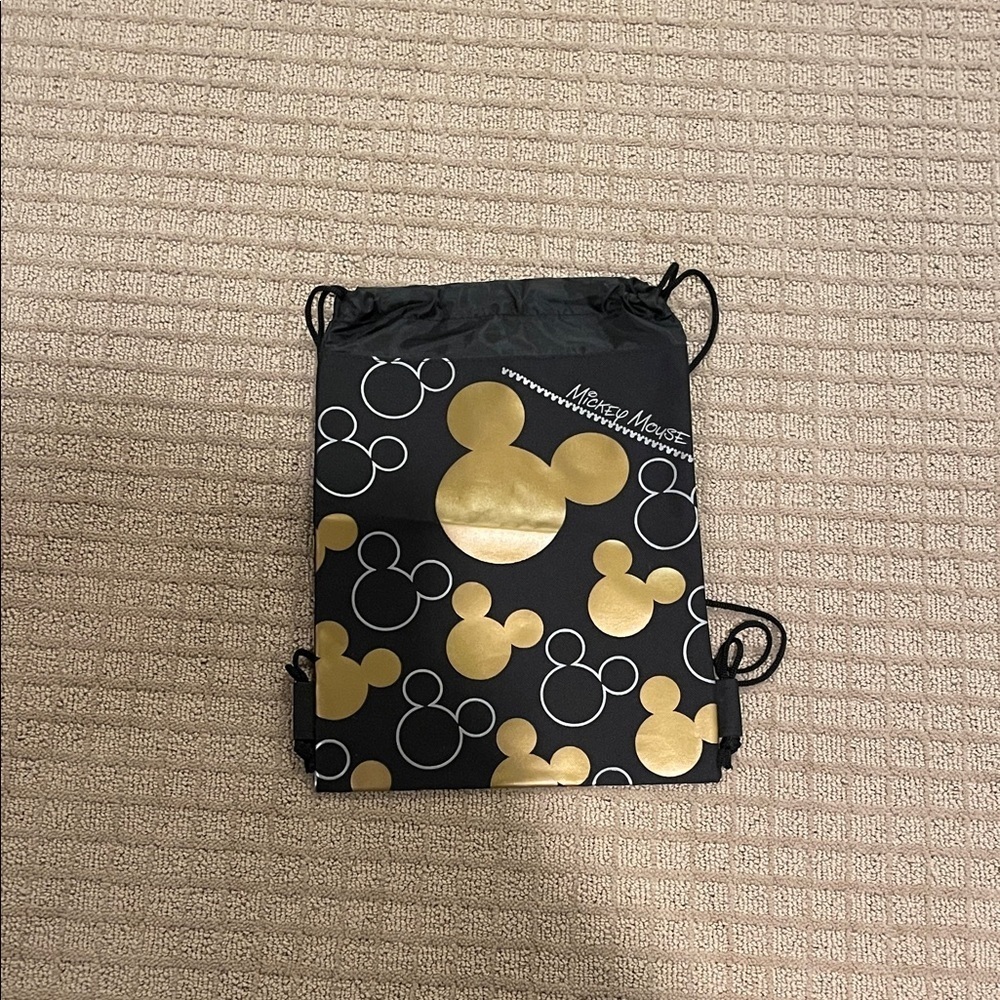 Disney Black and Gold Mickey Mouse Bag
